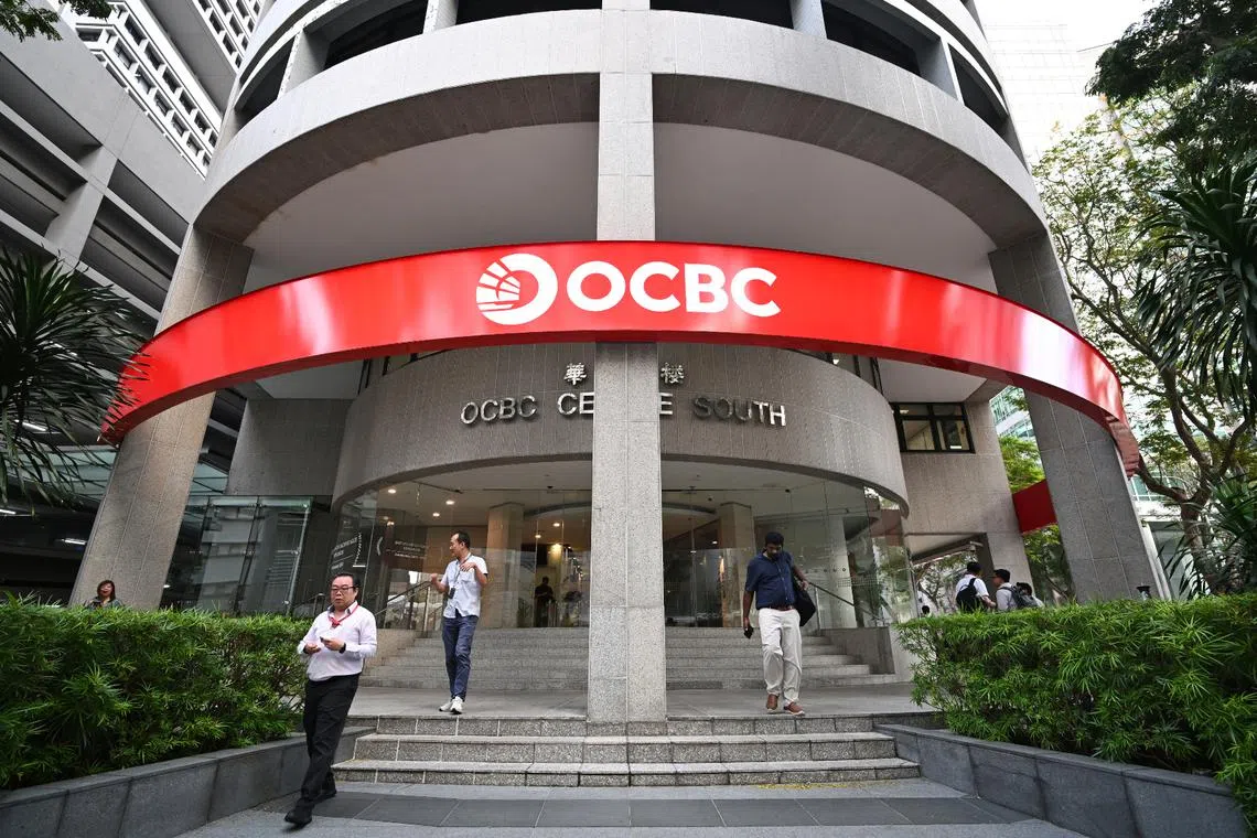 While OCBC's net profits fell for the first time since the first quarter of 2022, the earnings still beat the $1.86 billion forecast by analysts in a Bloomberg survey.