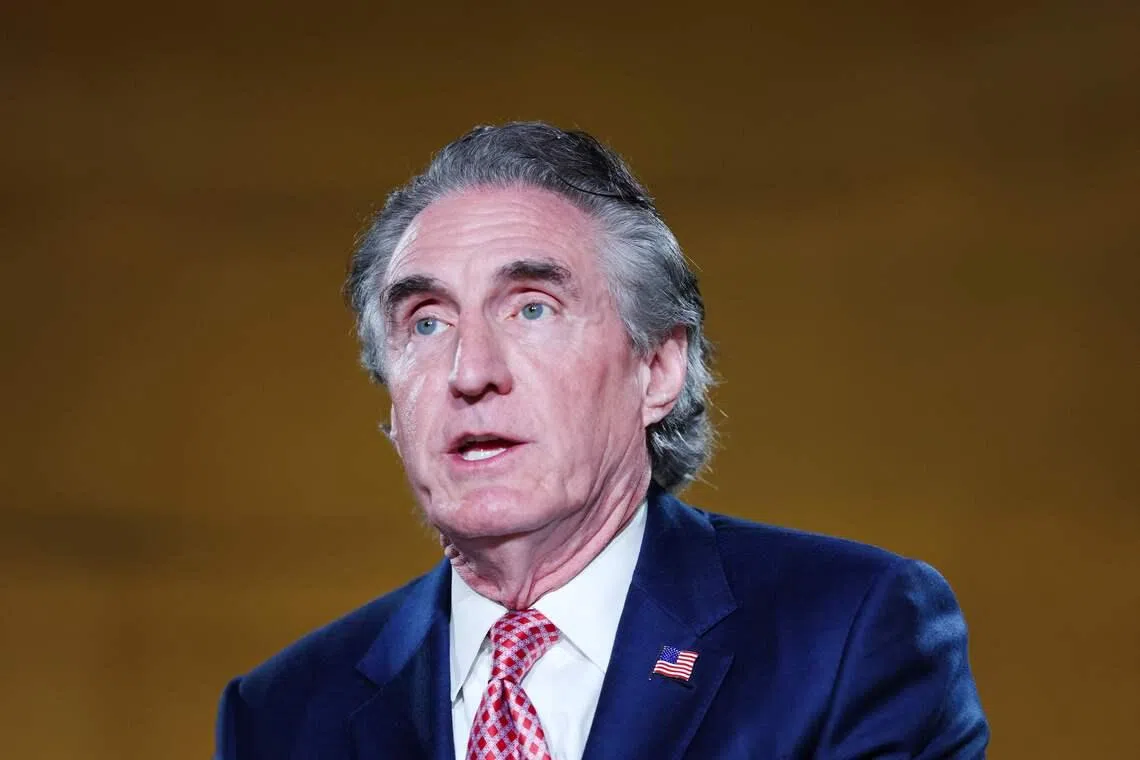 US Interior Secretary Doug Burgum addressed the need for a secure supply of critical minerals, as countries push to cut their dependence on top exporter China.
