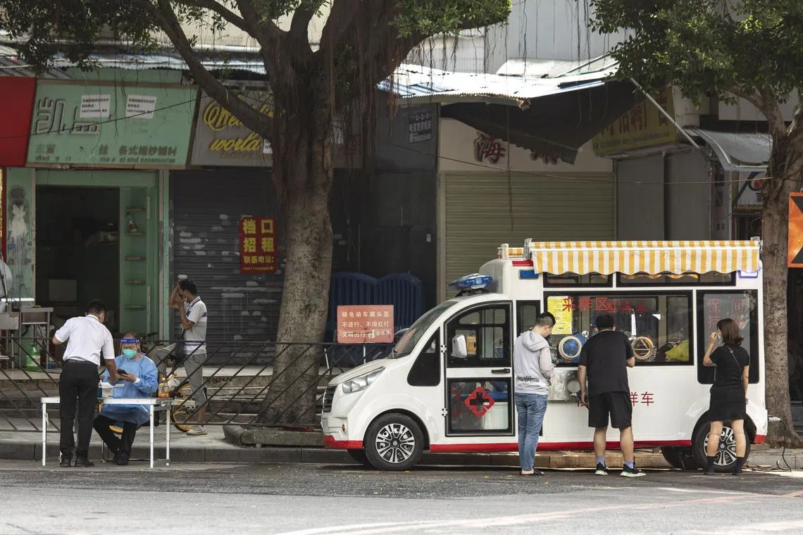 The government in Zhengzhou reported a surge to 1,228 infections for Wednesday.