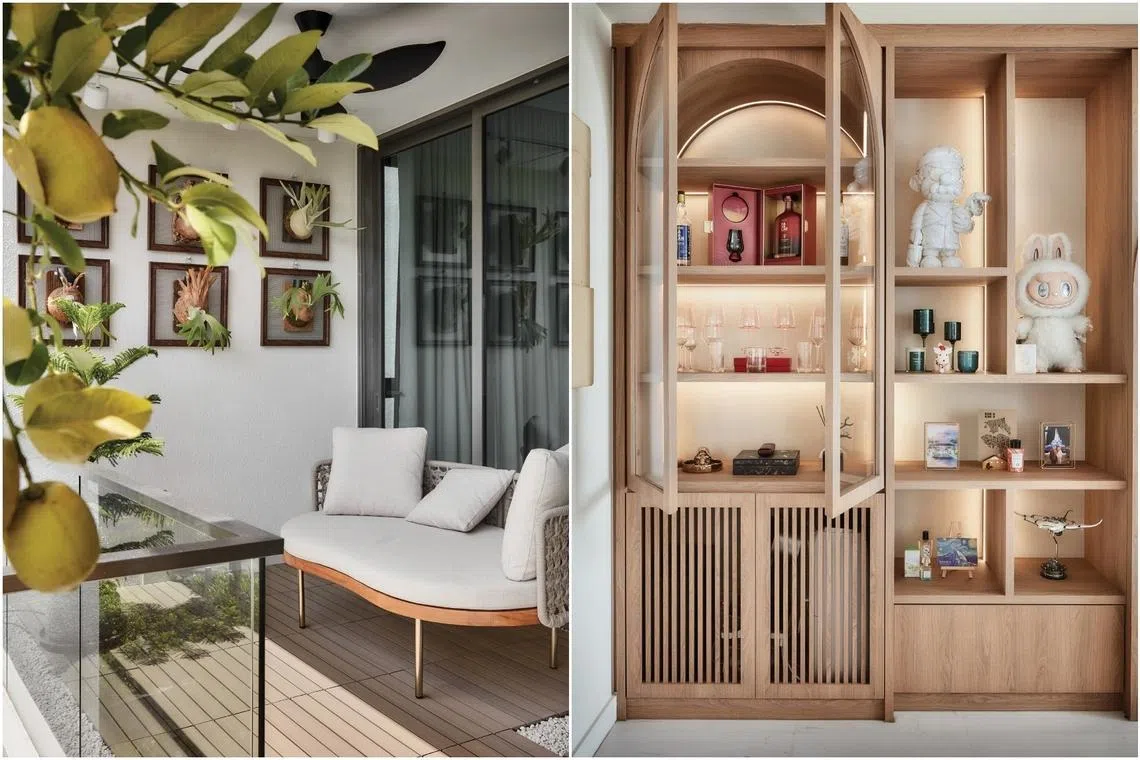This Sentosa apartment reflects its occupants' shared love of travel, fashion and coastal living.