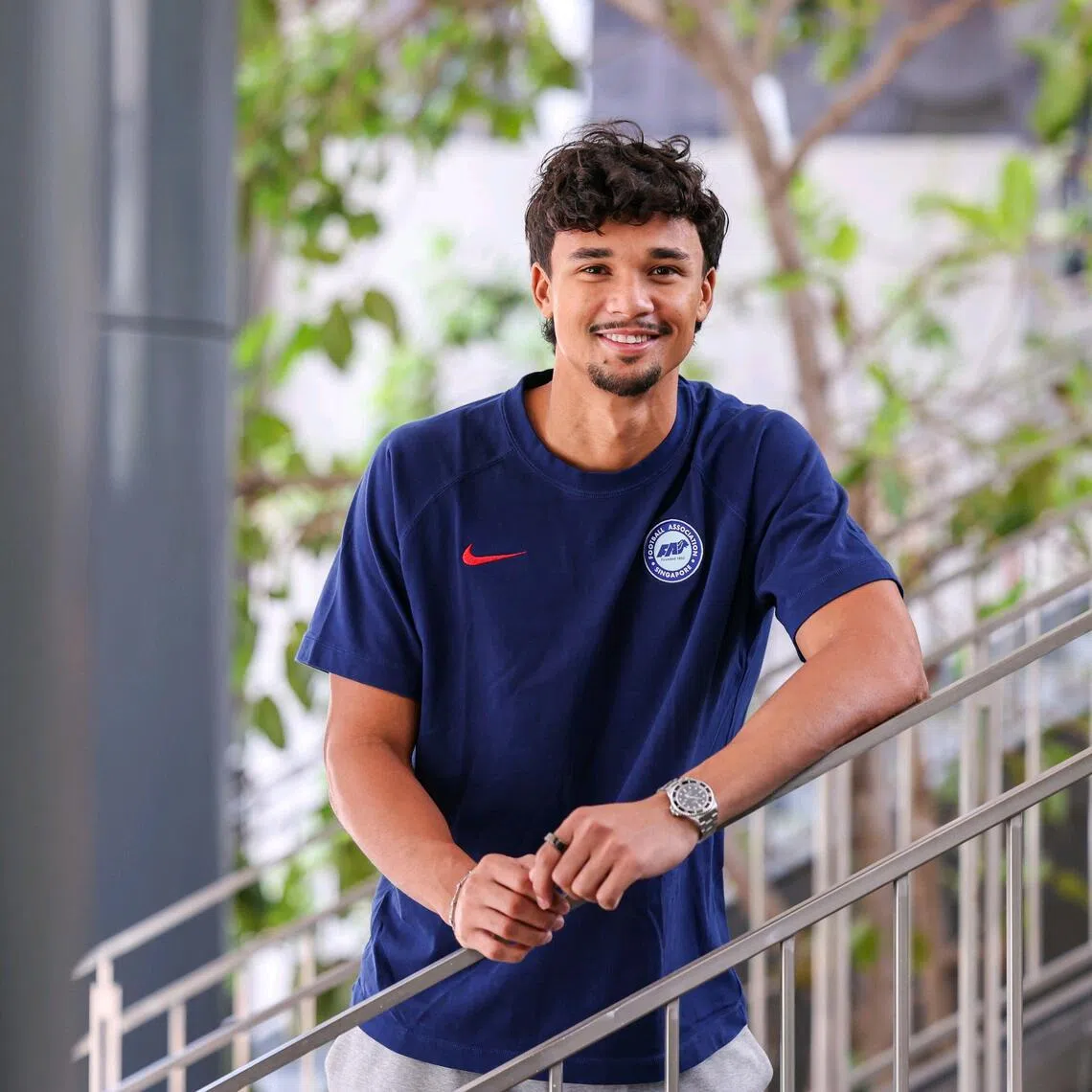 Lions forward Ikhsan Fandi finds that golf is something that can "calm you down".