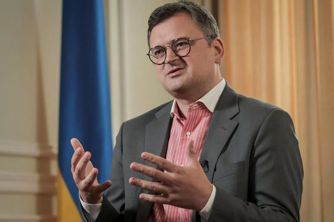 Ukrainian Foreign Minister Dmytro Kuleba says the number of countries interested in participating in meetings such as the Jeddah talks has “increased dramatically” in recent weeks.