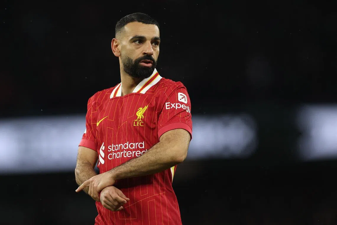 Soccer Football - Premier League - Manchester City v Liverpool - Etihad Stadium, Manchester, Britain - February 23, 2025 Liverpool's Mohamed Salah Action Images via Reuters/Lee Smith