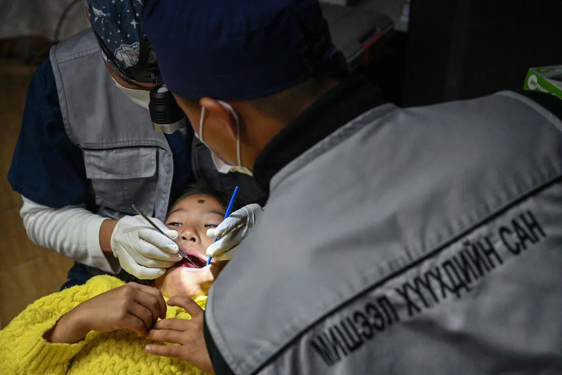 The mobile fleet offers services ranging from check-ups and cleanings to more intensive procedures including root canal treatments and tooth extractions.
