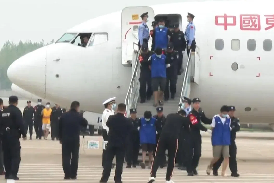 In April 2024, Cambodia deported about 680 Chinese nationals linked to gambling and scam centres in Sihanoukville. Their planes landed at an airport in Wuhan, in China's Hubei province.