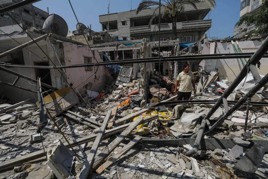 Airstrikes have struck 25 targets throughout the Gaza Strip during the past day and troops are continuing to operate in the central area.