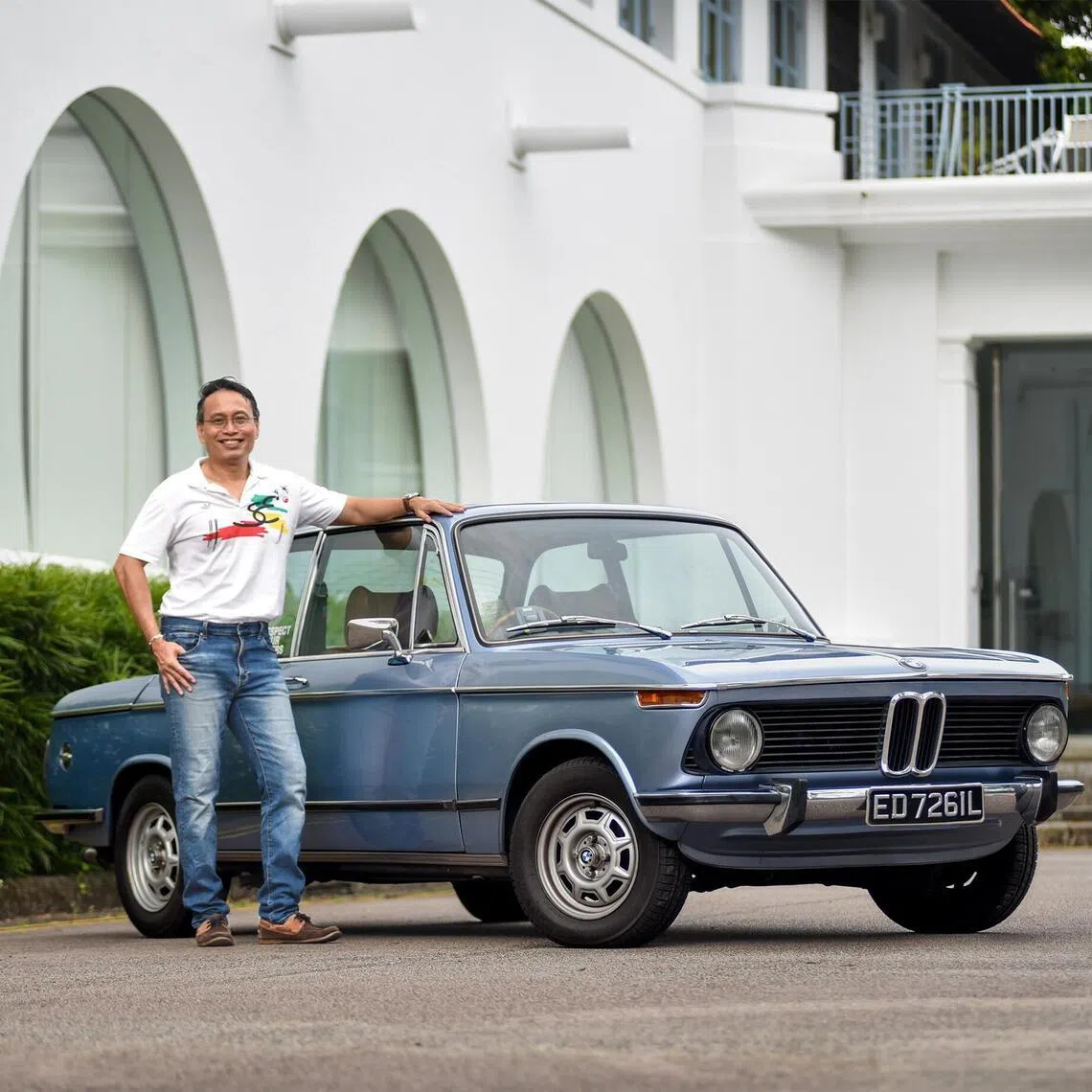 Professor Alan Tan uses his 1974 BMW for work and leisure.