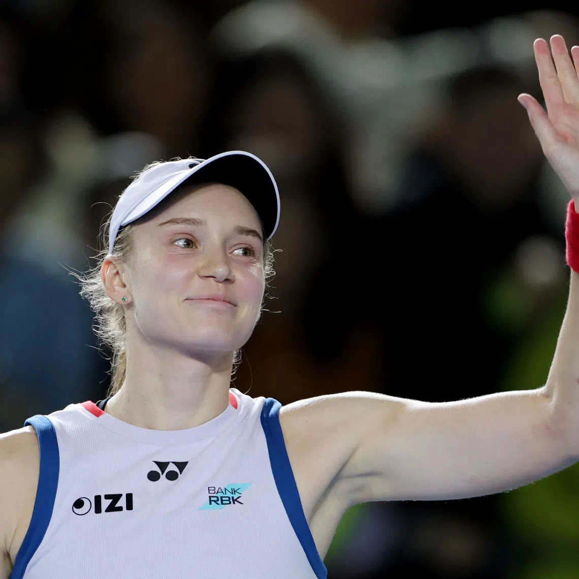 Tennis - WTA 500 - Ningbo Open - Yinzhou Tennis Center, Ningbo, China - October 25, 2026 Kazakhstan's Elena Rybakina celebrates winning the final against Canada's Leylah Fernandez REUTERS/Athit Perawongmetha