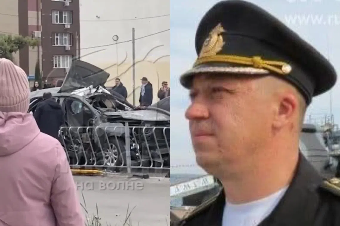 A Ukrainian source identified the official as Valery Trankovsky, a Russian naval captain accused of ordering missile strikes on civilian targets in Ukraine. 