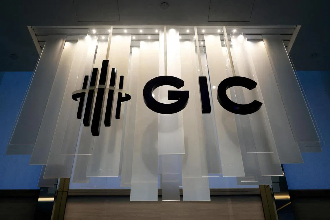 FILE PHOTO: A signage of Singapore’s sovereign wealth fund GIC is pictured at their office in Singapore July 13, 2023. REUTERS/Edgar Su/File Photo