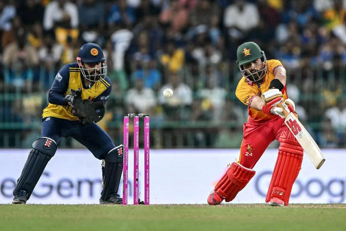 Zimbabwe humble co-hosts Sri Lanka ahead of Super Eights in cricket T20 World Cup