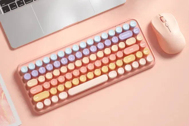 B.O.W Portable Quiet Keyboard and Mouse Set