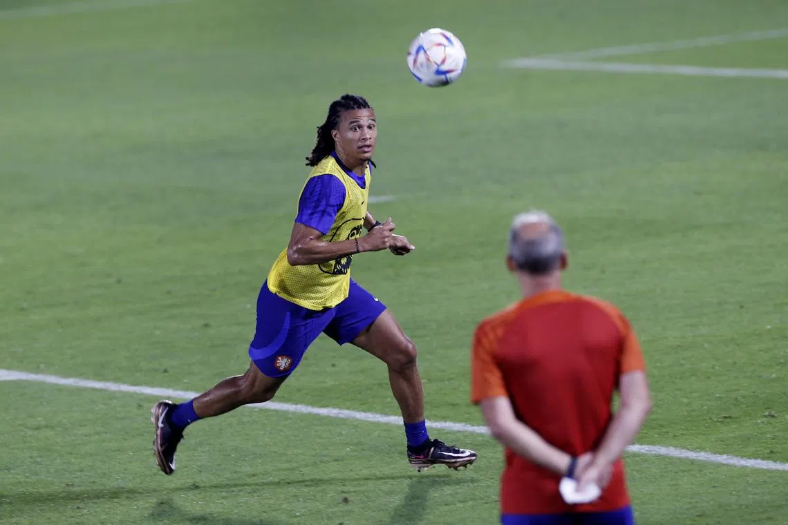 Netherlands' Nathan Ake is hoping he will start against Senegal on Monday as part of a back-three defence.