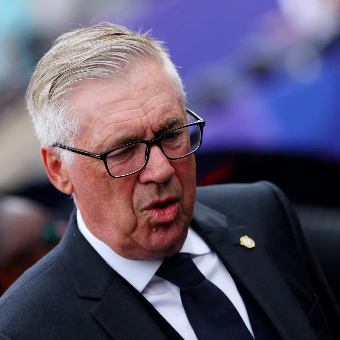 Soccer Football - FIFA World Cup 2026 - Round of 16 - Brazil v Norway - New York New Jersey Stadium, East Rutherford, New Jersey, U.S. - July 5, 2026 Brazil coach Carlo Ancelotti before the match REUTERS/Mike Segar