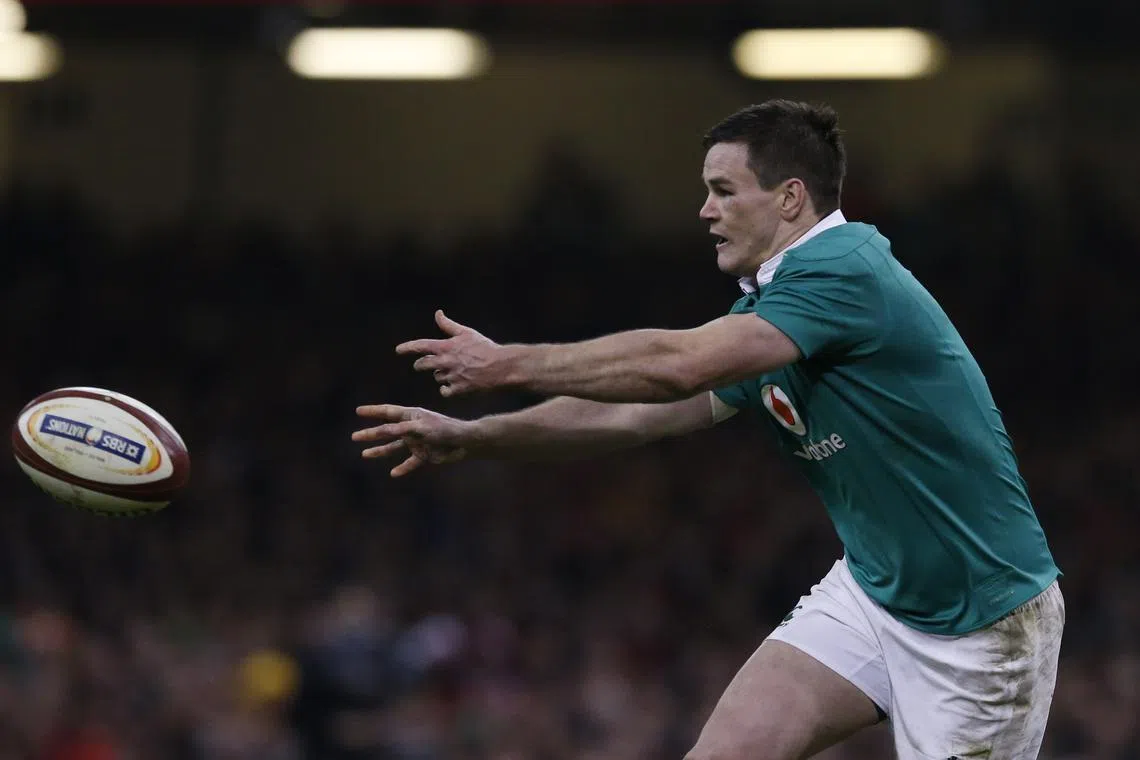 Britain Rugby Union - Wales v Ireland - Six Nations Championship - Principality Stadium, Cardiff - 10/3/17 Ireland's Johnny Sexton in action Action Images via Reuters / Andrew Boyers Livepic EDITORIAL USE ONLY.