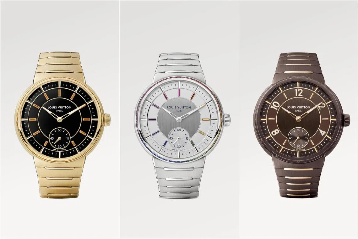 Louis Vuitton has unveiled three new models in its revamped Tambour collection.
