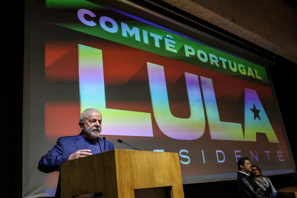 Brazilian President-elect Luiz Inacio Lula da Silva was cheered by allies in Portugal and at the United Nations climate summit.