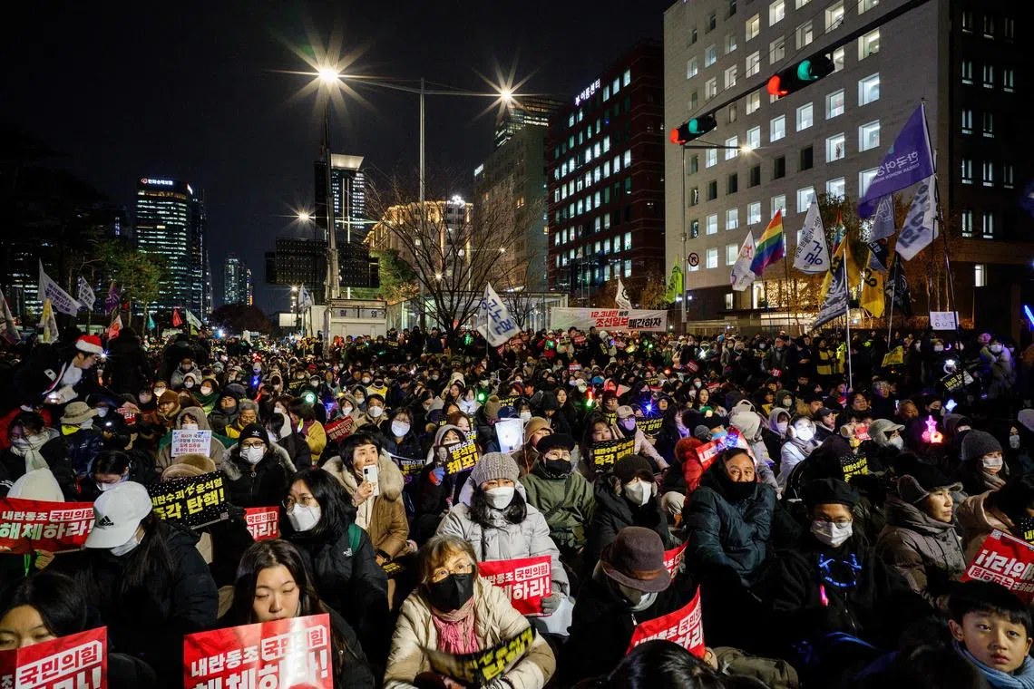 The majority of South Korean millennials and Generation Z are rallying at protests demanding President Yoon Suk Yeol’s impeachment.