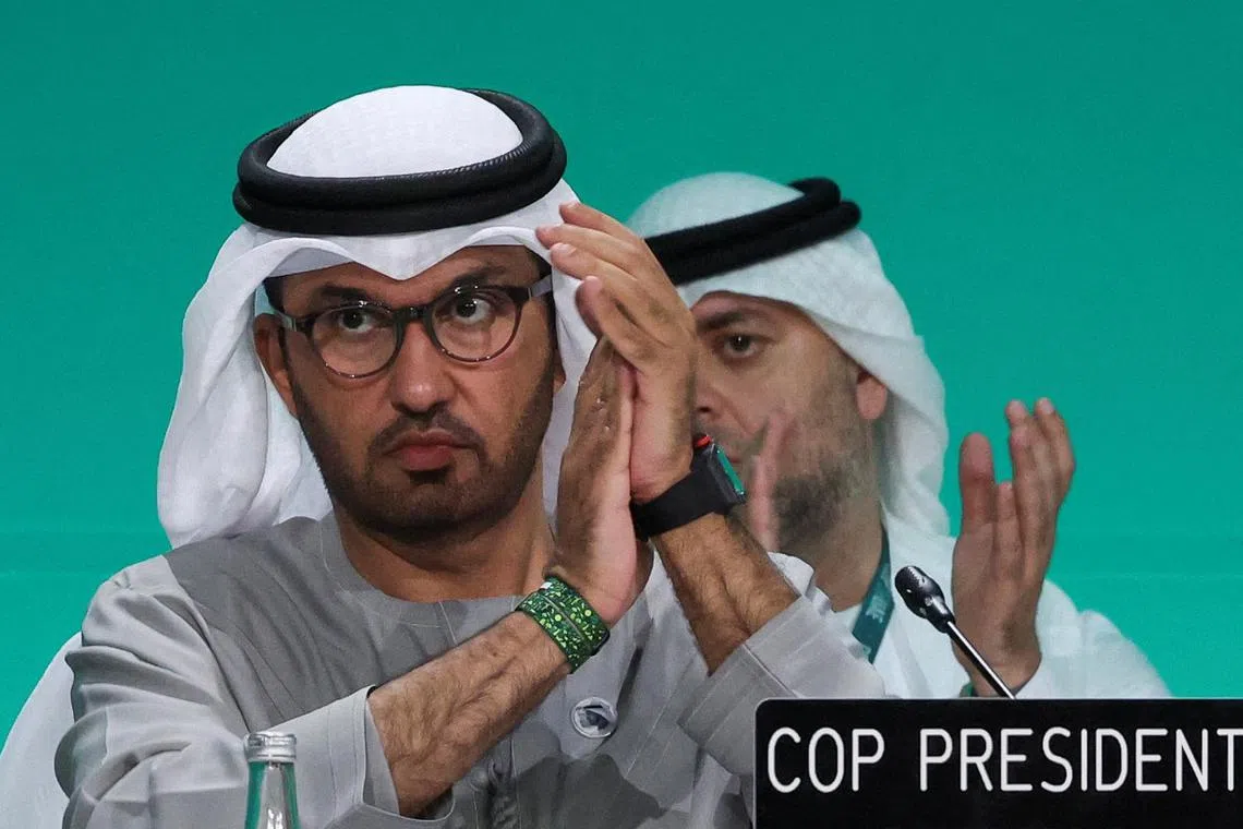 COP28 president Sultan Al Jaber says the world must raise the bar to address the challenges faced by climate change.