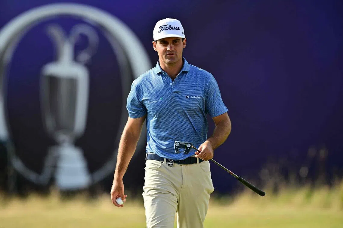 US golfer Jackson Suber is the fourth player to post a round of 65 or lower on his Open debut.
