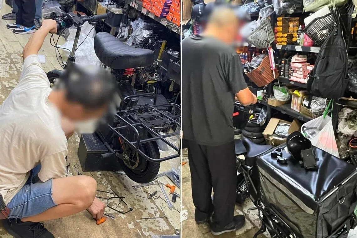 LTA said it had also received feedback that the retailer was allegedly providing illegal modification services. 