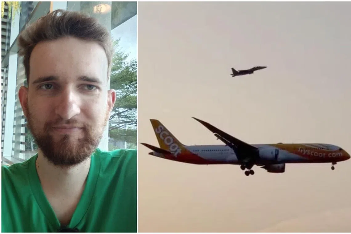 Hawkins Kevin Francis' actions on board Flight TR16 on Oct 12 forced the flight to turn back about an hour after take-off.