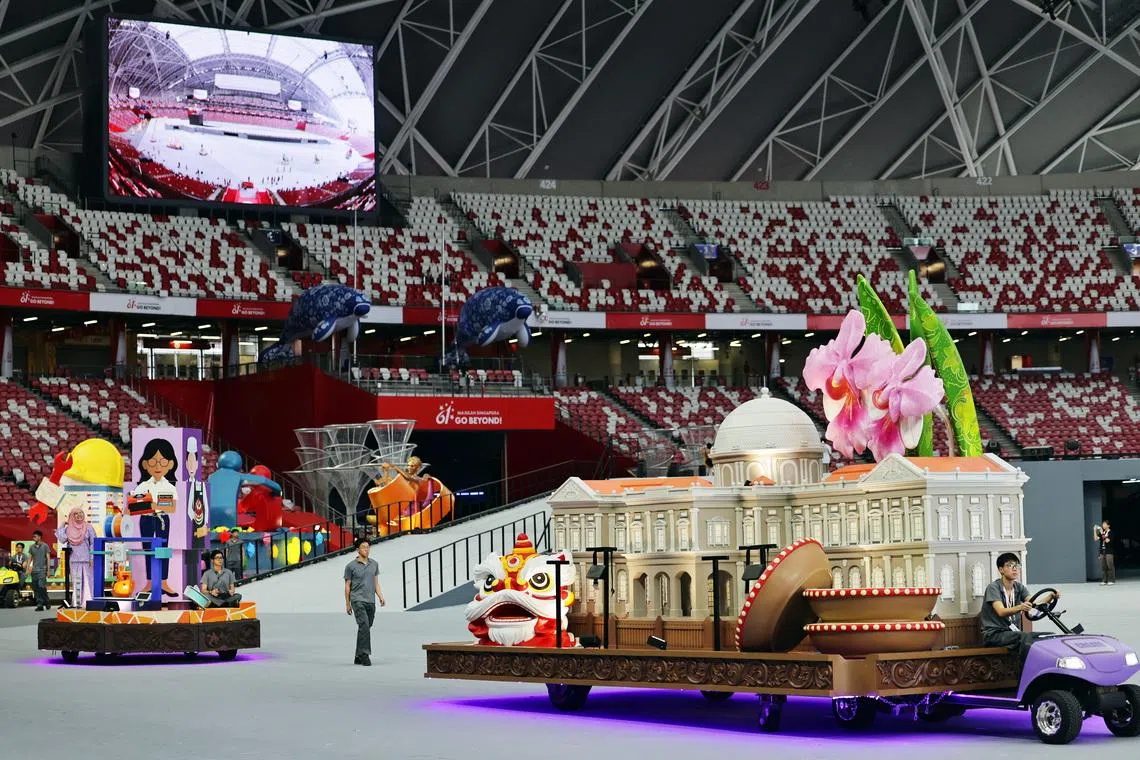 Showcasing Singapore’s causes and campaigns over the years, the mascots will join more than 2,600 performers and 36 artists at the National Stadium for the NDP 2026.