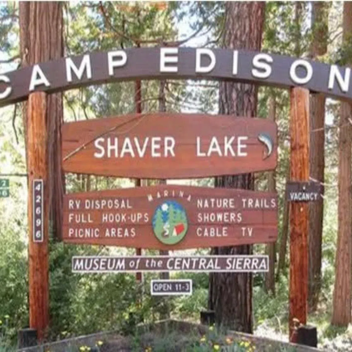 Rescuers rushed to a restroom at Camp Edison in Shaver Lake, California, on June 20 after receiving a report that a man was trapped inside the holding tank of a vault toilet.