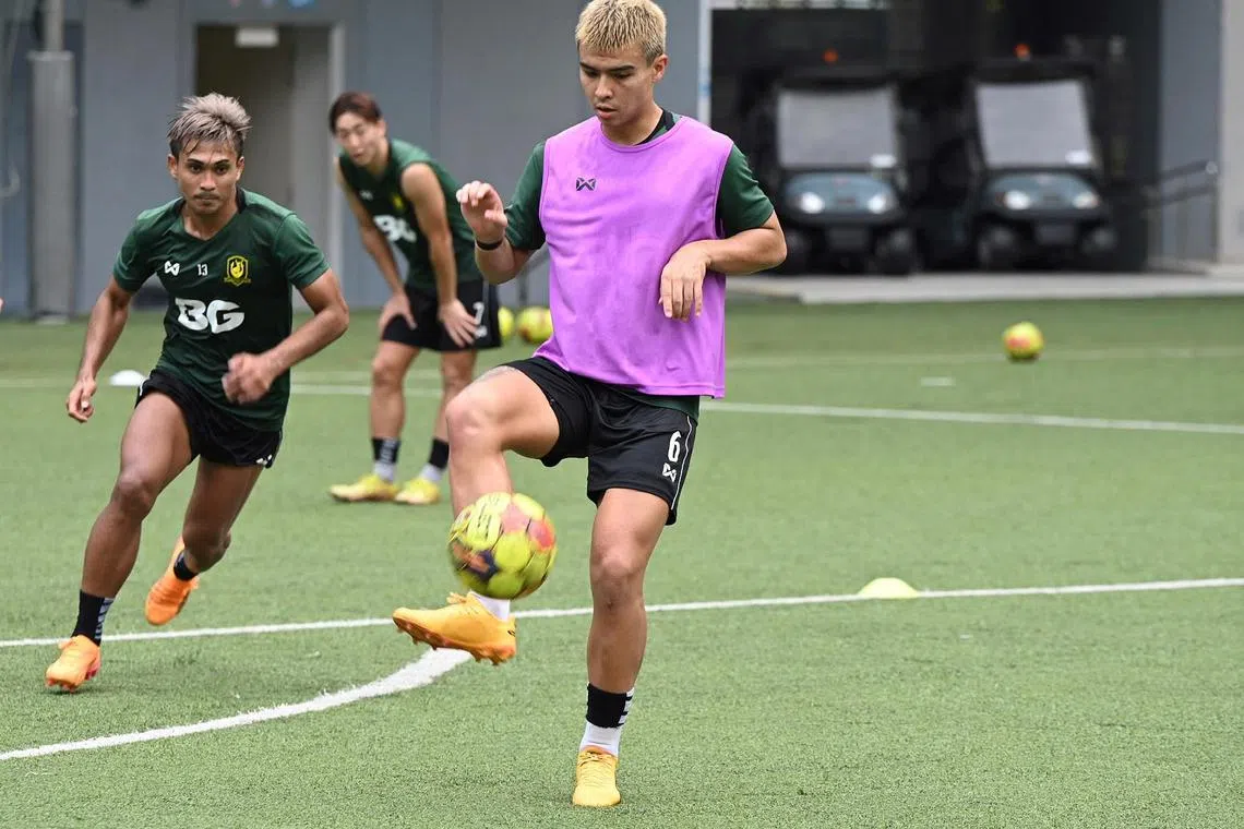 BG Tampines Rovers' Jared Gallagher.