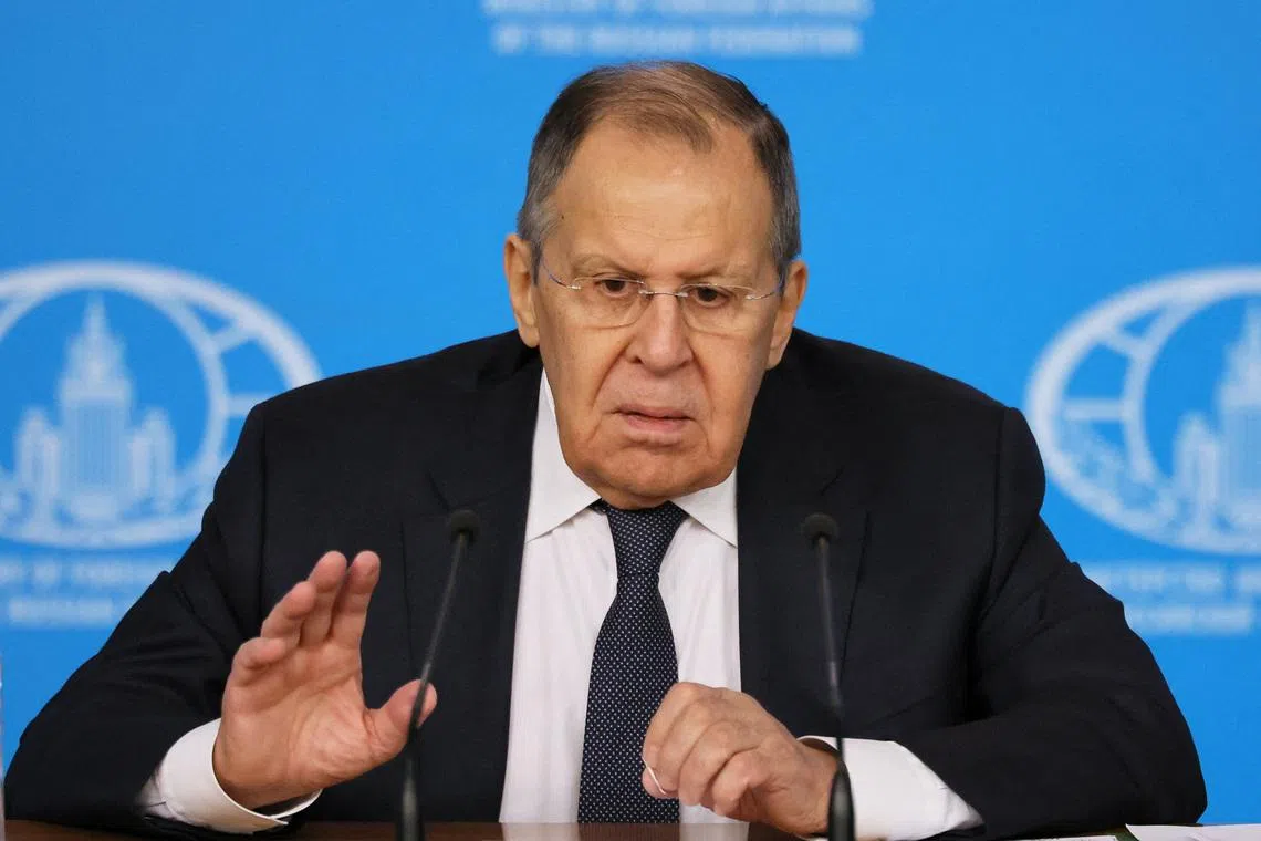 Russia's Lavrov says US wants to take over Nord Stream gas pipelines