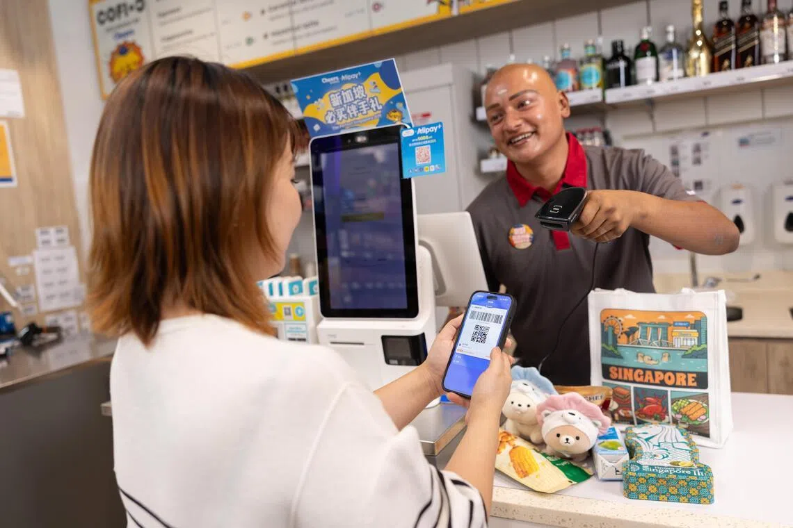 Singapore now has more than 130,000 merchants that accept payments from international wallets through the Alipay+ and GrabPay networks.