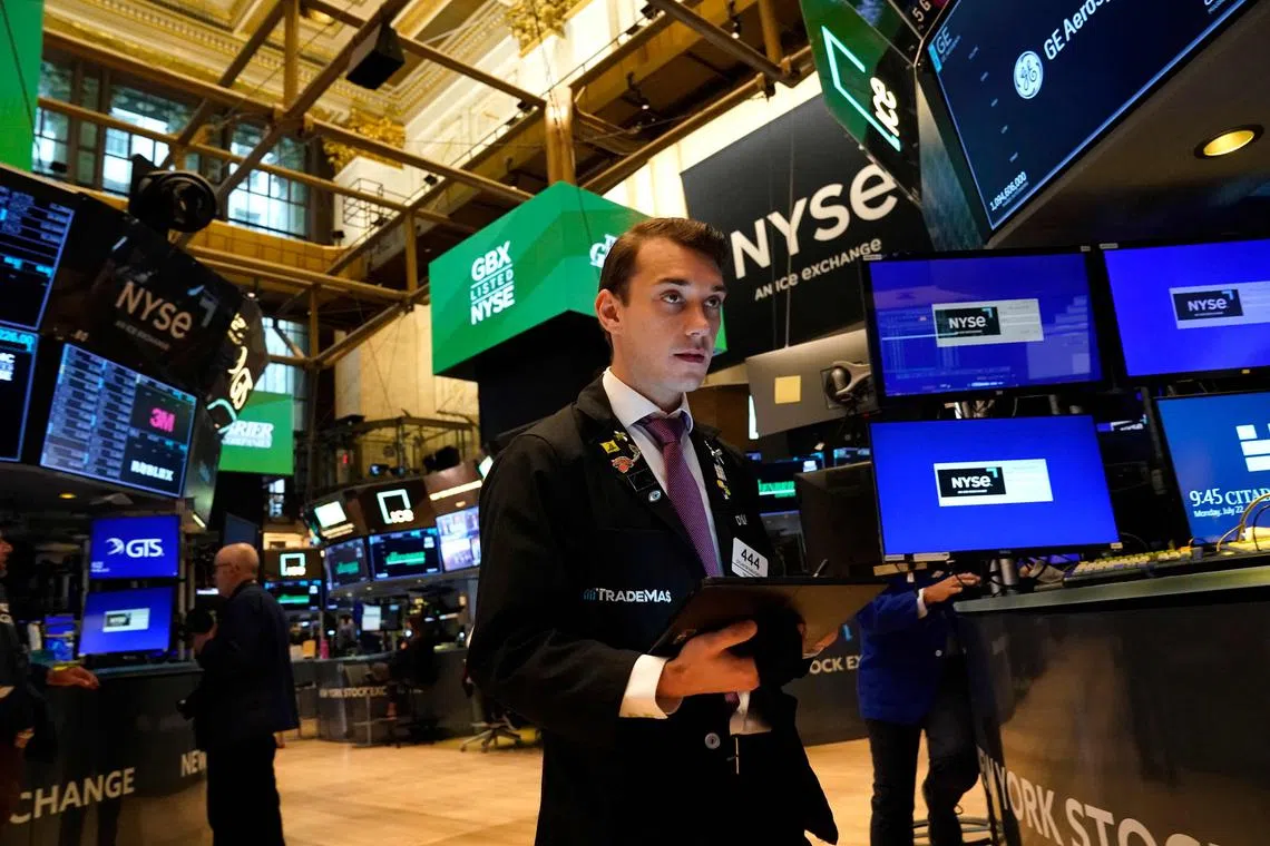 The Dow Jones Industrial Average rose 127.91 points, or 0.32 per cent, to 40,415.44.