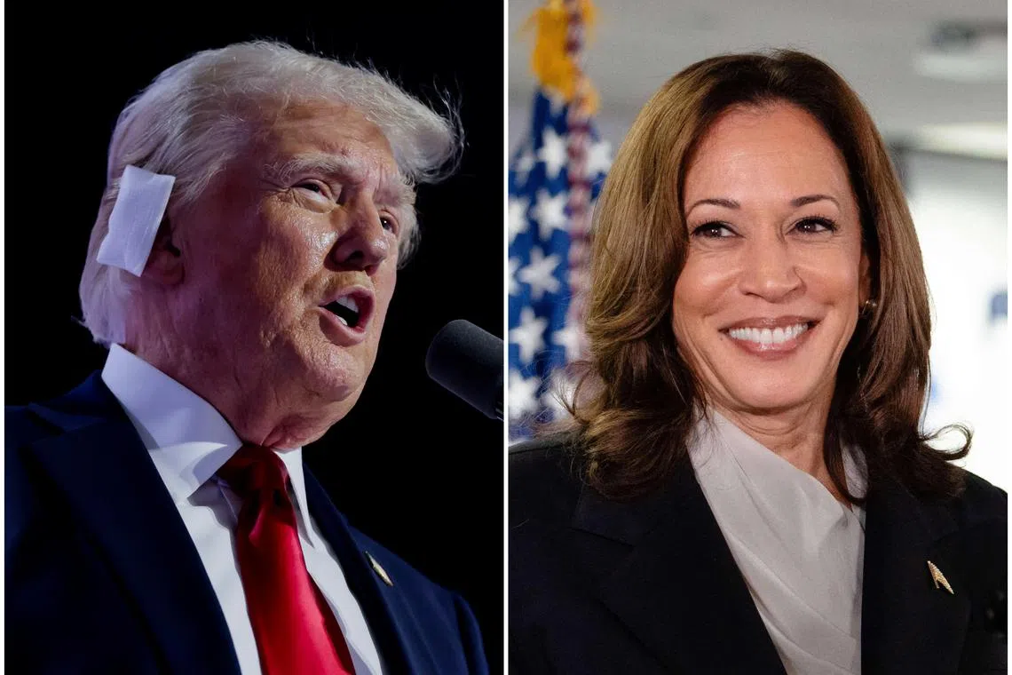 Republican nominee Donald Trump is willing to debate his likely Democratic opponent, Ms Kamala Harris, more than once, he said.