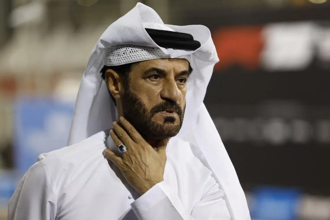 Formula One F1 - Bahrain Grand Prix - Bahrain International Circuit, Sakhir, Bahrain - April 12, 2025 FIA President Mohammed Ben Sulayem is pictured during qualifying REUTERS/Hamad I Mohammed
