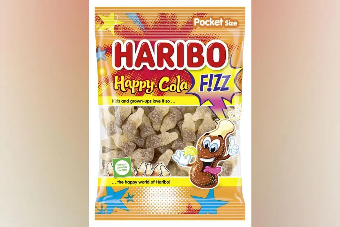 Only three bags of the “Happy Cola F!ZZ” were affected but a complete recall was undertaken as a precaution. 