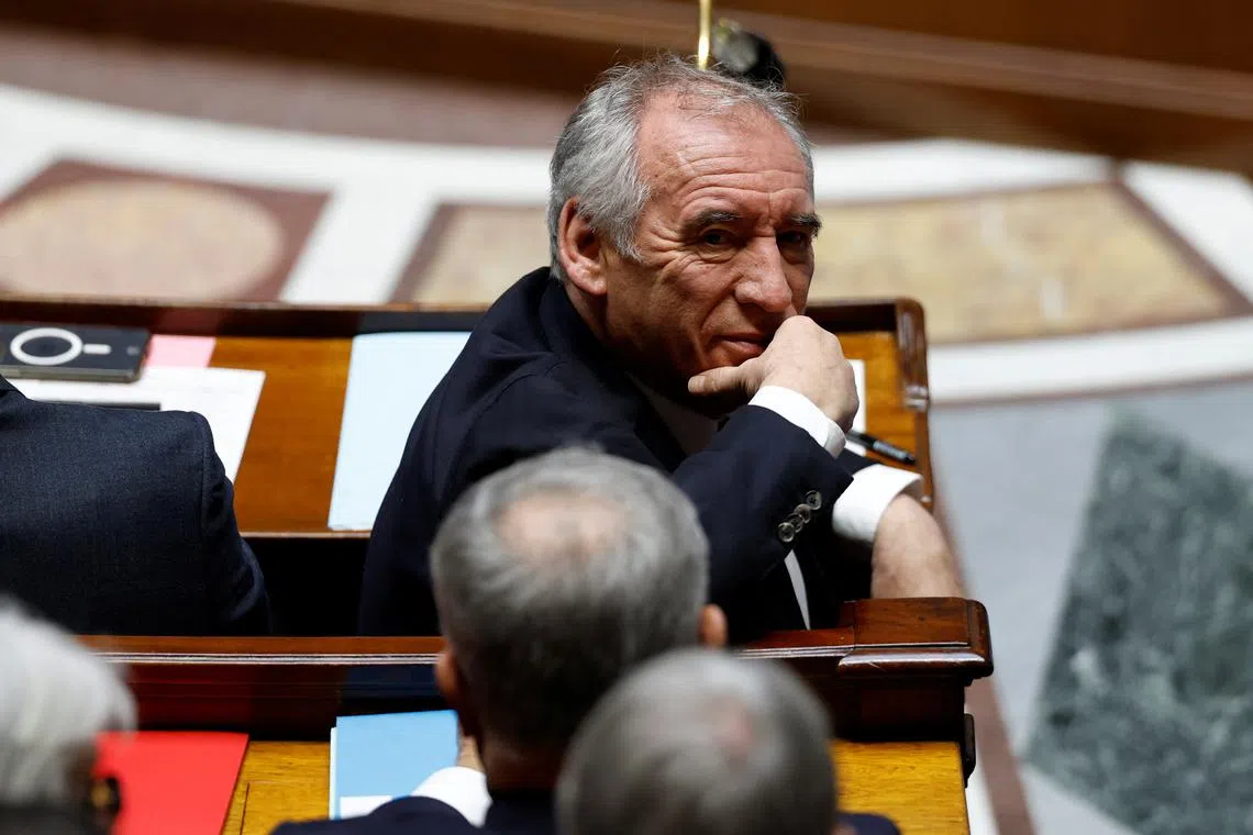 Mr Bayrou's speech earlier this week sparked condemnation from most of the opposition in parliament where he is well short of an absolute majority, making his government highly vulnerable to a no-confidence vote that, if successful, would force it to resign.