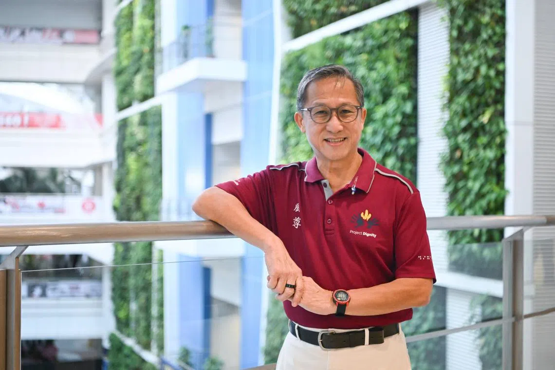 Mr Koh Seng Choon, founder of Dignity Kitchen, was winner of the award in 2024.