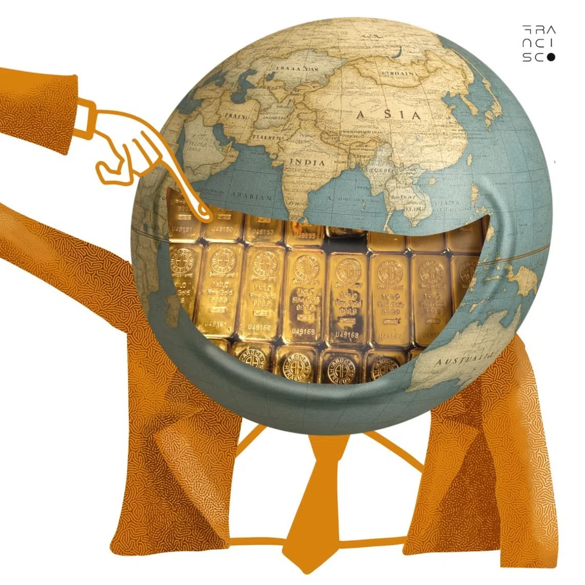 Investors who are mistrustful of governments turn to the commodity in a flight to safety.