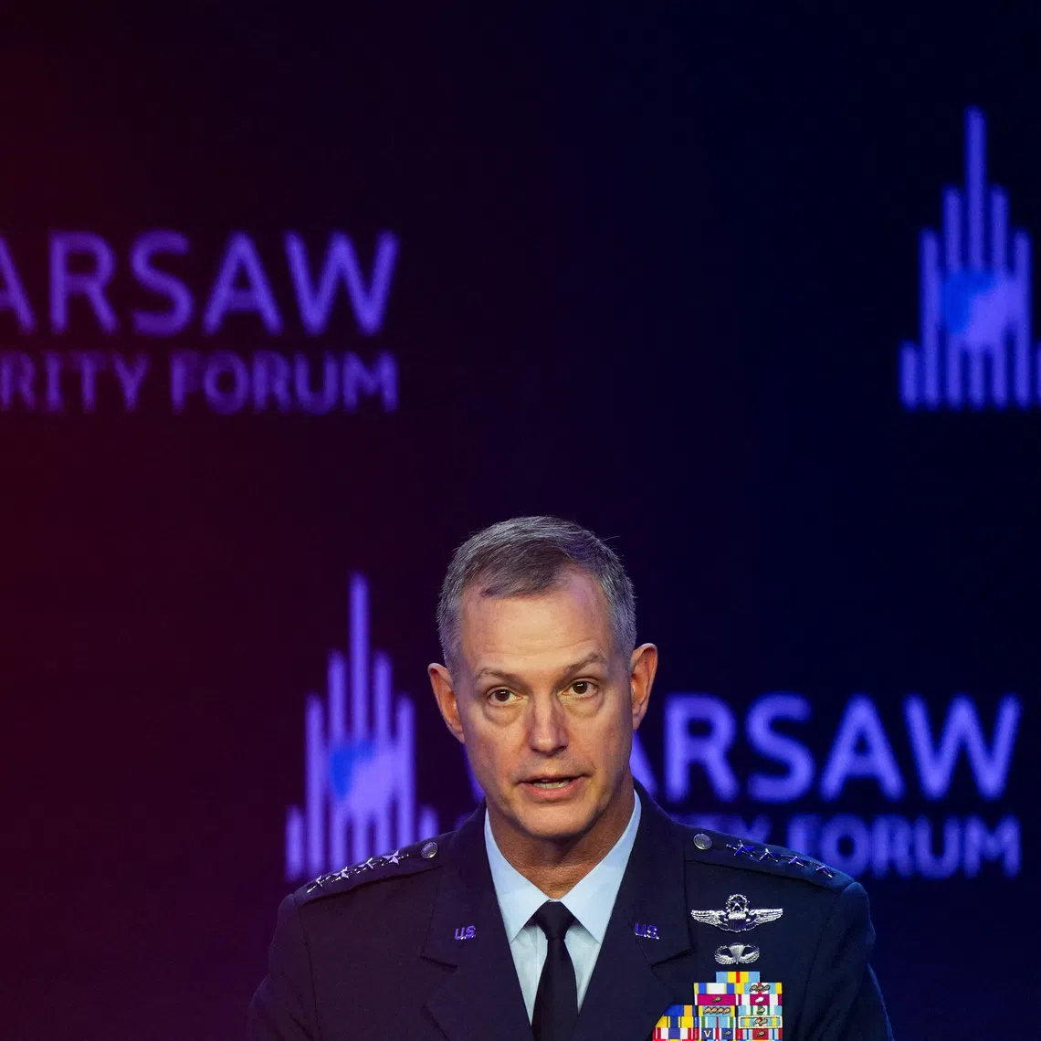 NATO’s Supreme Allied Commander Europe Alexus Grynkewich stressed NATO was a defensive alliance.