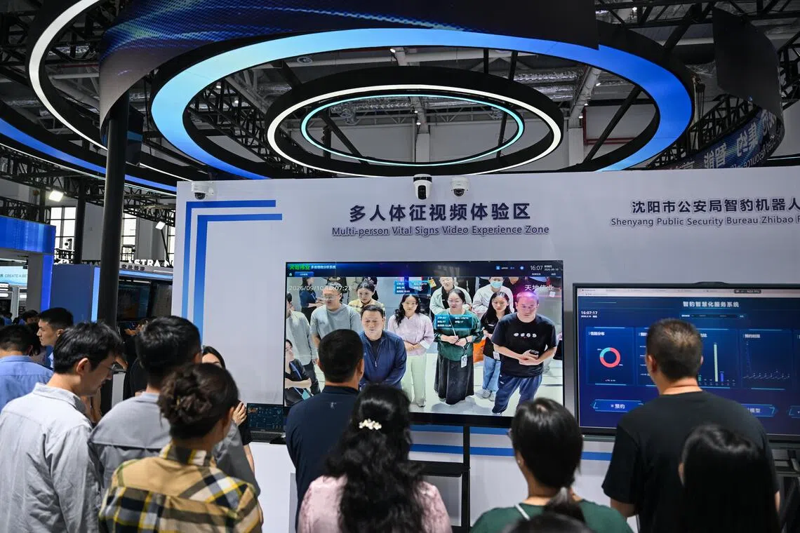 Tiandy’s MicroSense cameras uses videos to pick up information about a person’s health and emotions.