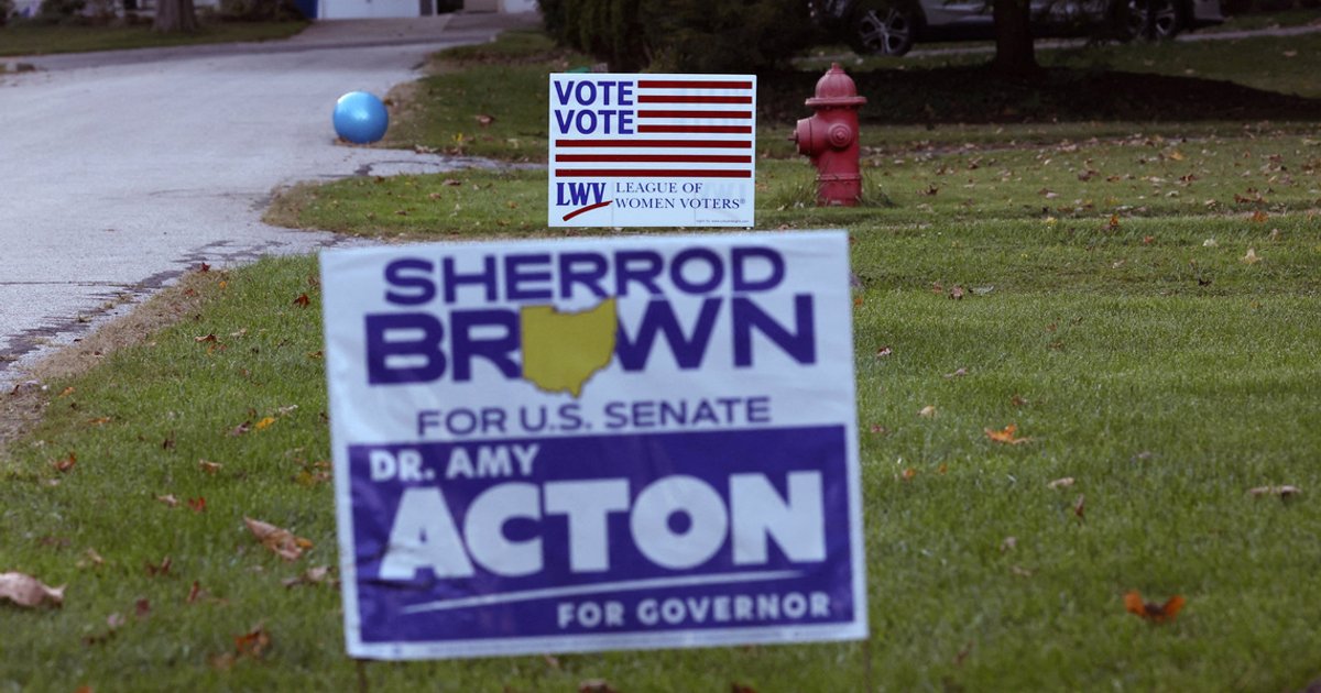 Ohio early voting begins with US Congress control on the line