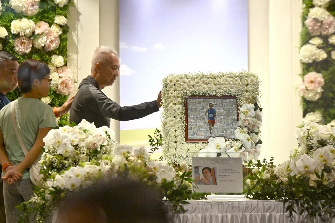 Friends voiced their shock at the death of Mr Sim during his wake in Choa Chu Kang.