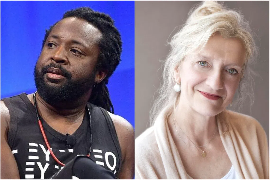 Authors Marlon James (left) and Elizabeth Strout has been shortlisted for the 2026 Booker Prize for their novels The Disappearers and The Things We Never Say, respectively.