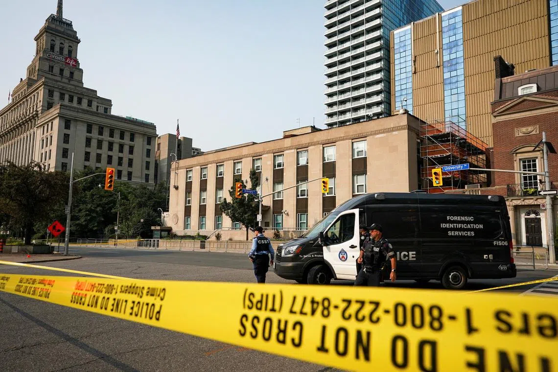 Shot fired outside US consulate in Toronto for second time this year
