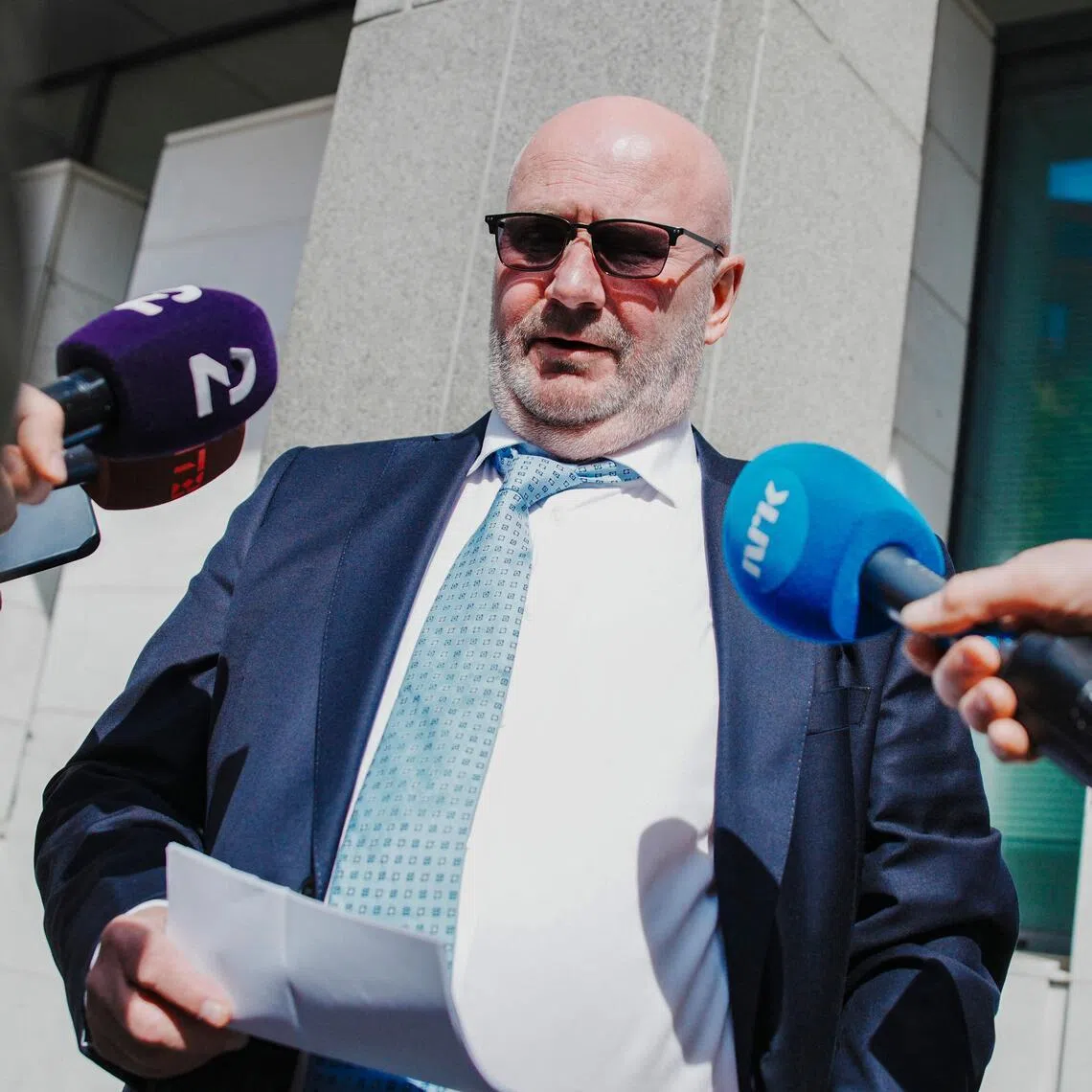Police Attorney Thomas Blom of the Police Security Service in Norway said the authorities had seized a container consisting of a 22-ton mobile satellite receiver.