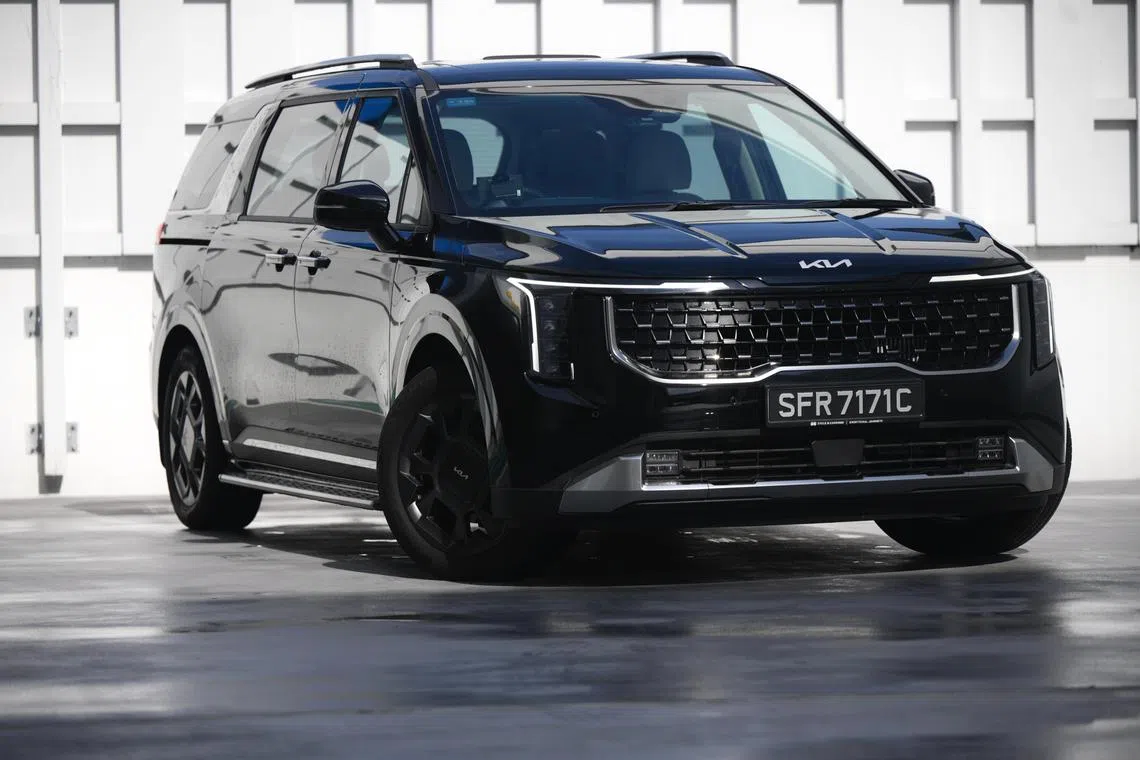 The Kia Carnival pictured on Nov 25, 2024.