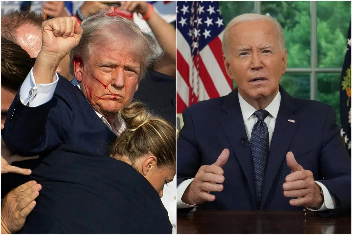 The attack threatened to tear a divided nation further apart in the run-up to the US presidential election.