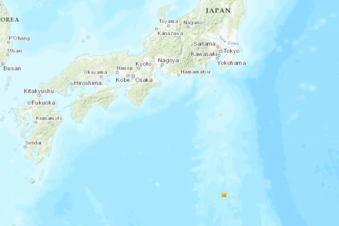 The warning followed an earthquake near Torishima Island and the tsunami had an expected height of 1m.