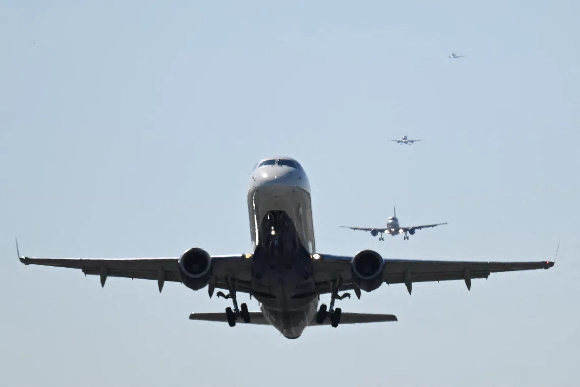 Russia has barred US airlines and many other foreign carriers from flying over its airspace.