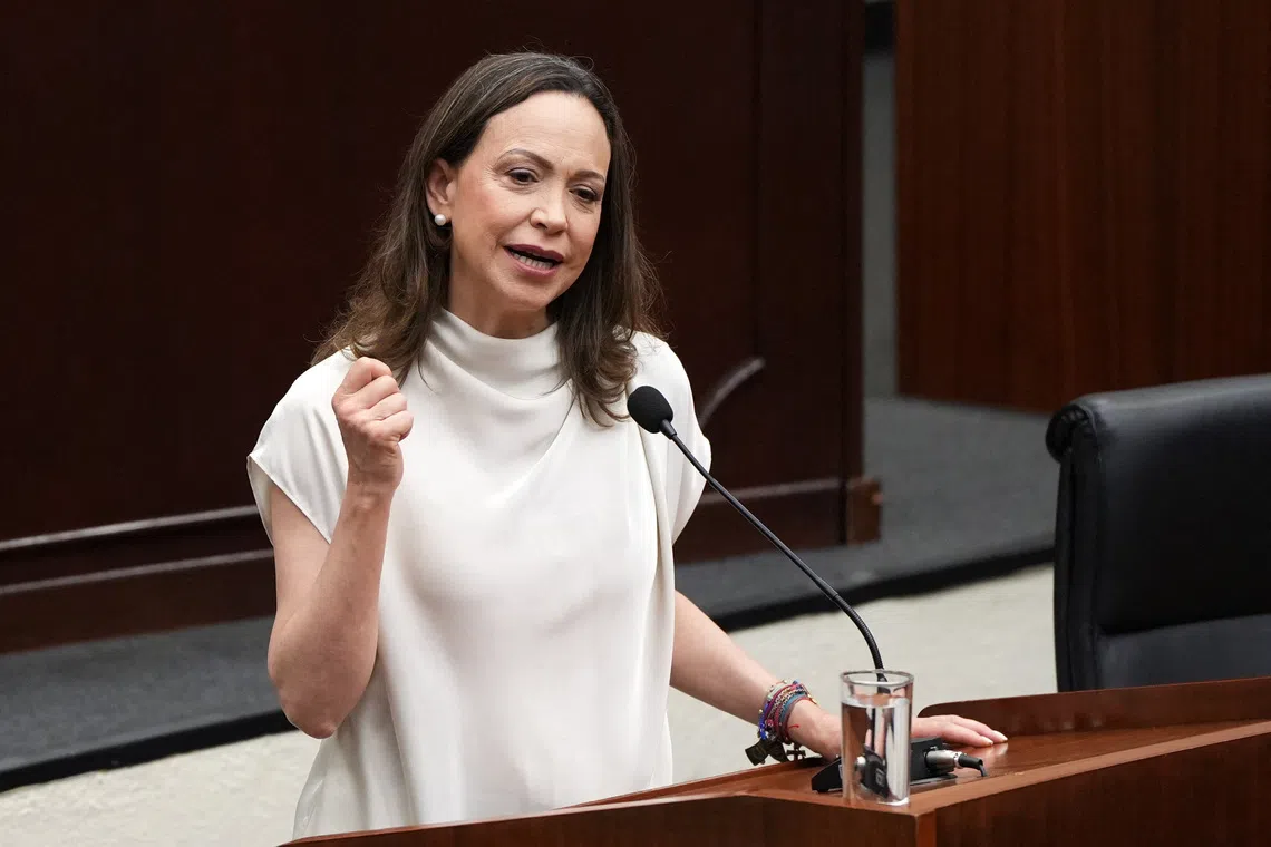 Venezuela opposition leader Machado weighs return home amid US reticence